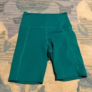 Girlfriend Collective Green Bike Shorts